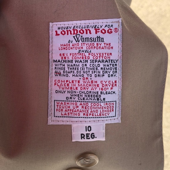 Women’s London Fog Trench Coat with liner - Picture 3 of 3